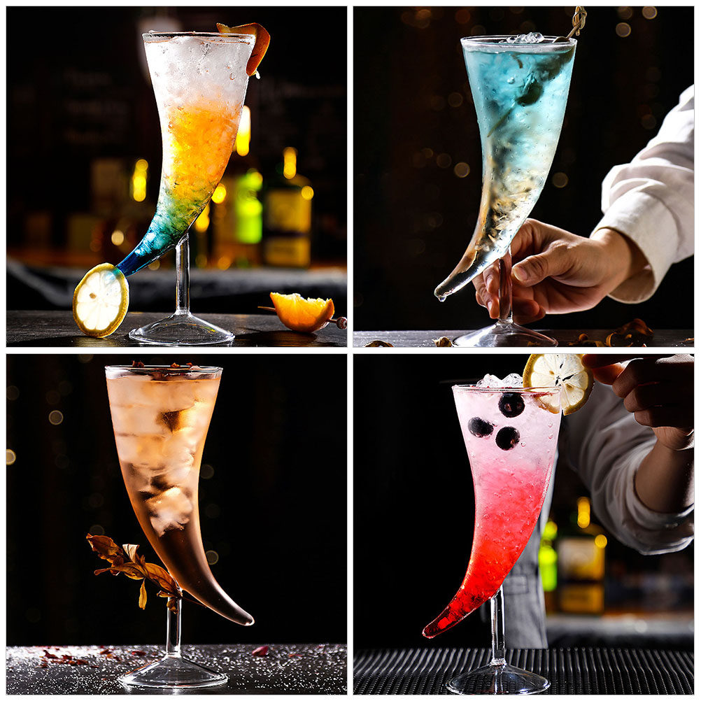 ชุดแก้วค็อกเทลทรงเขาควาย 2 ชิ้ - Home Bar Set บทวิจารณ์และราคา