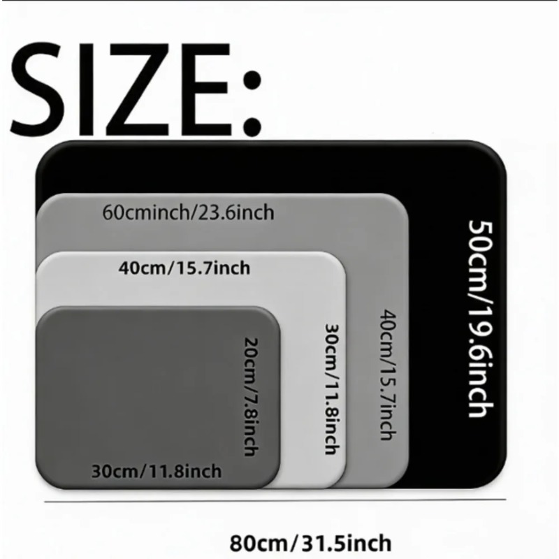 แผ่นรองซับน้ำแห้งเร็ว ลายเรขาค - Bar Mat Rubber บทวิจารณ์และราคา