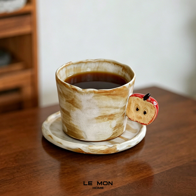 ชุดแก้วกาแฟเซรามิกพร้อมจานรองล - Home Bar Set บทวิจารณ์และราคา